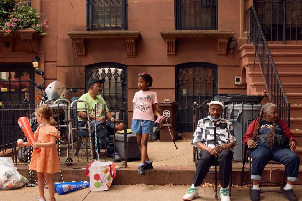 A diverse neighborhood.